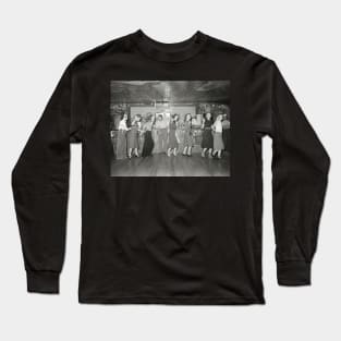 Girls Night Out, 1938. Vintage Photo Long Sleeve T-Shirt